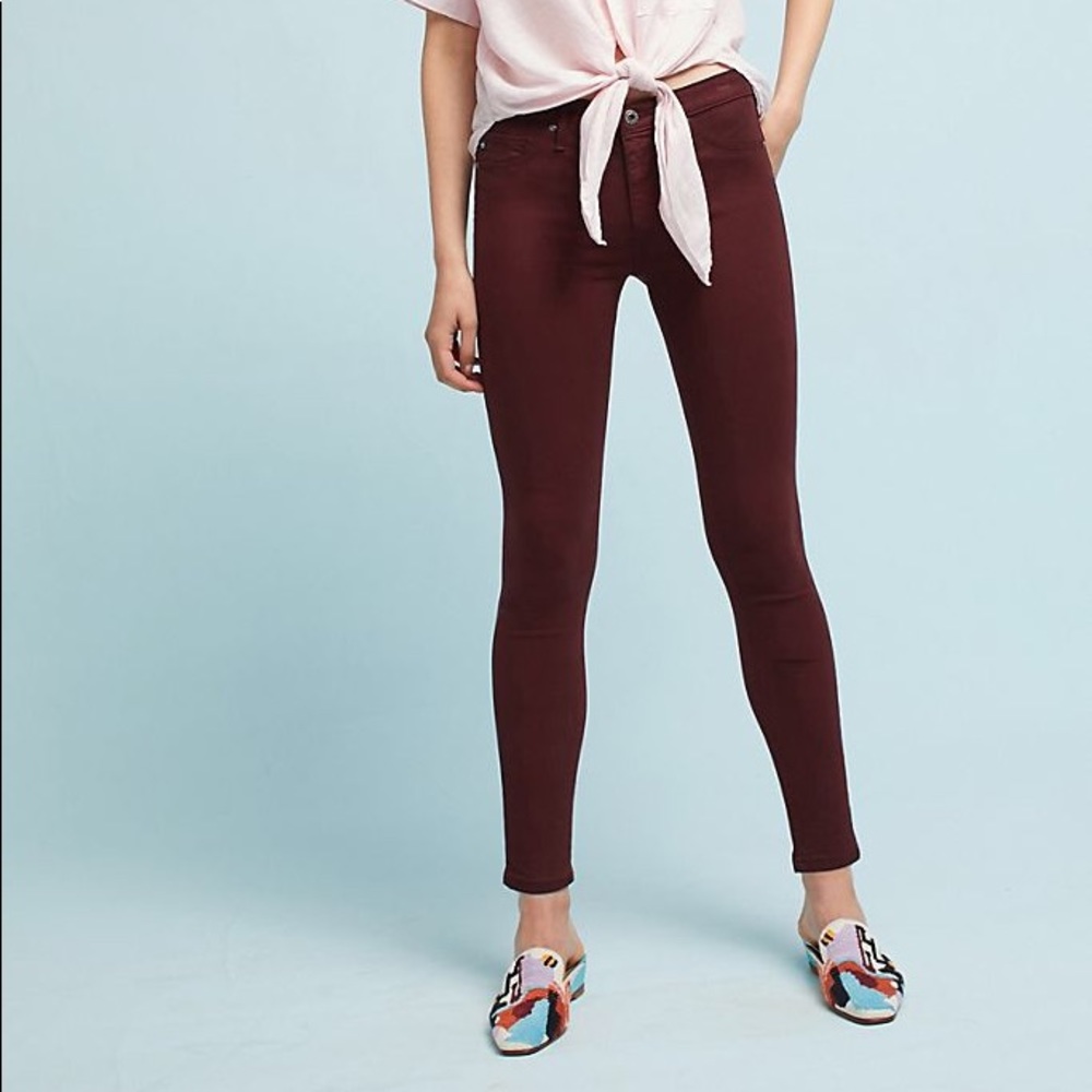 AG Abbey Ankle Burgundy